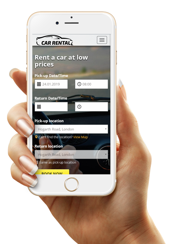 Car Rental Website Builder