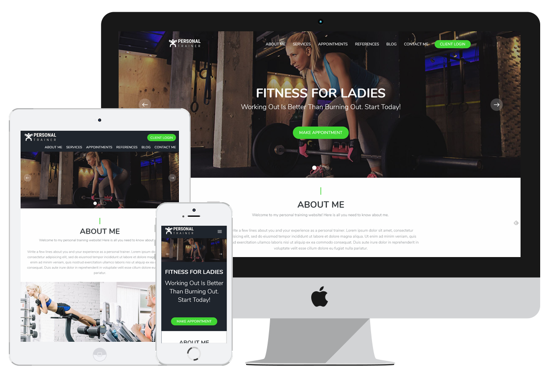 Personal Trainer Website